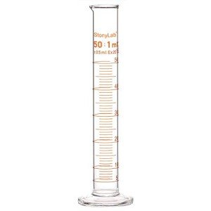 Stonylab 50 ml Borosilicate Graduated Cylinder