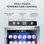 130 Can Mini Beverage Fridge with Digital Control