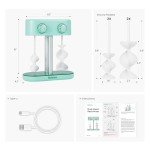 Dual-Head Rechargeable Resin Mixer for Crafts