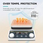 8L Digital Magnetic Stirrer Hot Plate Mixer