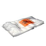 100 Pcs Clear Ziplock Specimen Bags with Biohazard