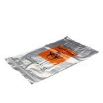 100 Pcs Clear Ziplock Specimen Bags with Biohazard