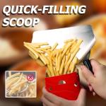 Stainless Steel French Fry and Snack Scoop Set