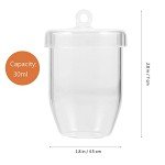 Quartz Crucibles with Lids - 30ml Lab Equipment