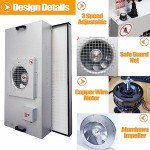 Adjustable Speed Vertical Laminar Flow Hood with HEPA Filter