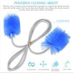 3-Piece Flexible Drain Brush Set for Cleaning