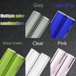 Borosilicate Glass Tubes - 12 Pack, 5 Colors