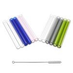 Borosilicate Glass Tubes - 12 Pack, 5 Colors
