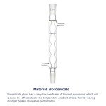 Borosilicate Glass Allihn Condenser, 200mm Jacket