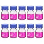 10 Pack 100ml Borosilicate Glass Storage Bottles
