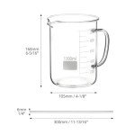 Borosilicate Glass Beakers with Stir Rods Set