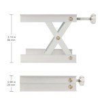Stonylab Aluminum Laboratory Scissors Jack - 3.5