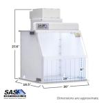 18” Portable Clean Room Laminar Flow Hood