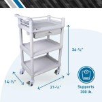 BodyMed 3-Tier Mobile Utility Storage Cart