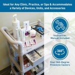 BodyMed 3-Tier Mobile Utility Storage Cart
