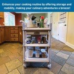 BodyMed 3-Tier Mobile Utility Storage Cart
