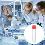 20mL Plastic Test Tubes, 40 Pack, Screw Cap