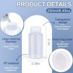 14-Pack Plastic Reagent Bottles with Screw Caps