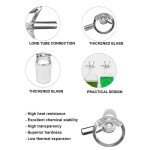 8 Pack Glass Funnels - 14mm for Labs & Home