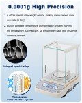 220g/0.1mg Electronic Analytical Balance Scale