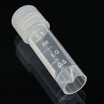 CynKen 100pcs 2ml Plastic Cryovial Tubes