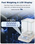 220g/0.1mg Electronic Analytical Balance Scale