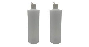 8 oz Plastic Pour Spout Bottles - 2 Pack