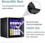 Mini Beverage Fridge Cooler for Home & Office