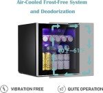 Mini Beverage Fridge Cooler for Home & Office