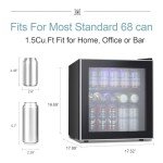 Mini Beverage Fridge Cooler for Home & Office