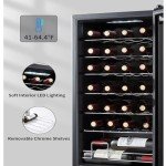28-Bottle Wine Cooler with Digital Temperature Control