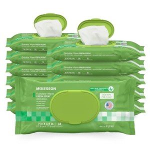 McKesson Aloe & Vitamin E Flushable Wet Wipes