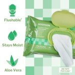 McKesson Aloe & Vitamin E Flushable Wet Wipes