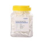 COBETTER 100 Pack 25mm PTFE Syringe Filters