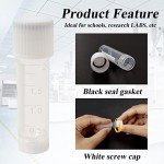 100 Pack 2 ml Plastic Cryogenic Vials