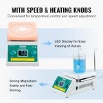 VEVOR Magnetic Stirrer & Hot Plate, 2000ml Capacity