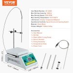 VEVOR Magnetic Stirrer & Hot Plate, 2000ml Capacity