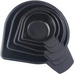 Plastic Weighing Dishes with Narrow Spout - Set of 5