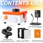 Solder Fume Extractor and Smoke Absorber