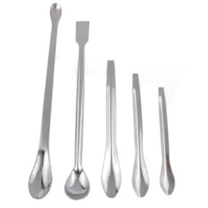 Stainless Steel Micro Sampling Spoons - Pack of 5