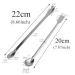 Stainless Steel Micro Sampling Spoons - Pack of 5