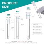 Clear Scientific Test Tube with Cleaning Brush (5.51")