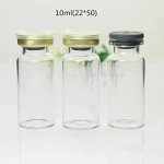 DIELLY 10 Pack 10ml Glass Lab Vials