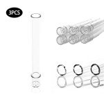 Straight Glass Tube Stem – 110mm, 12mm Diameter (3 pcs)