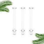 Straight Glass Tube Stem – 110mm, 12mm Diameter (3 pcs)
