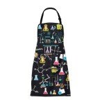Chemistry Lab Apron with Pockets for Teachers & Students