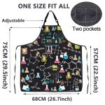Chemistry Lab Apron with Pockets for Teachers & Students
