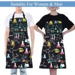 Chemistry Lab Apron with Pockets for Teachers & Students
