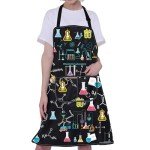Chemistry Lab Apron with Pockets for Teachers & Students
