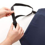 Blue Waterproof Rubber Vinyl Lab Apron with Pockets